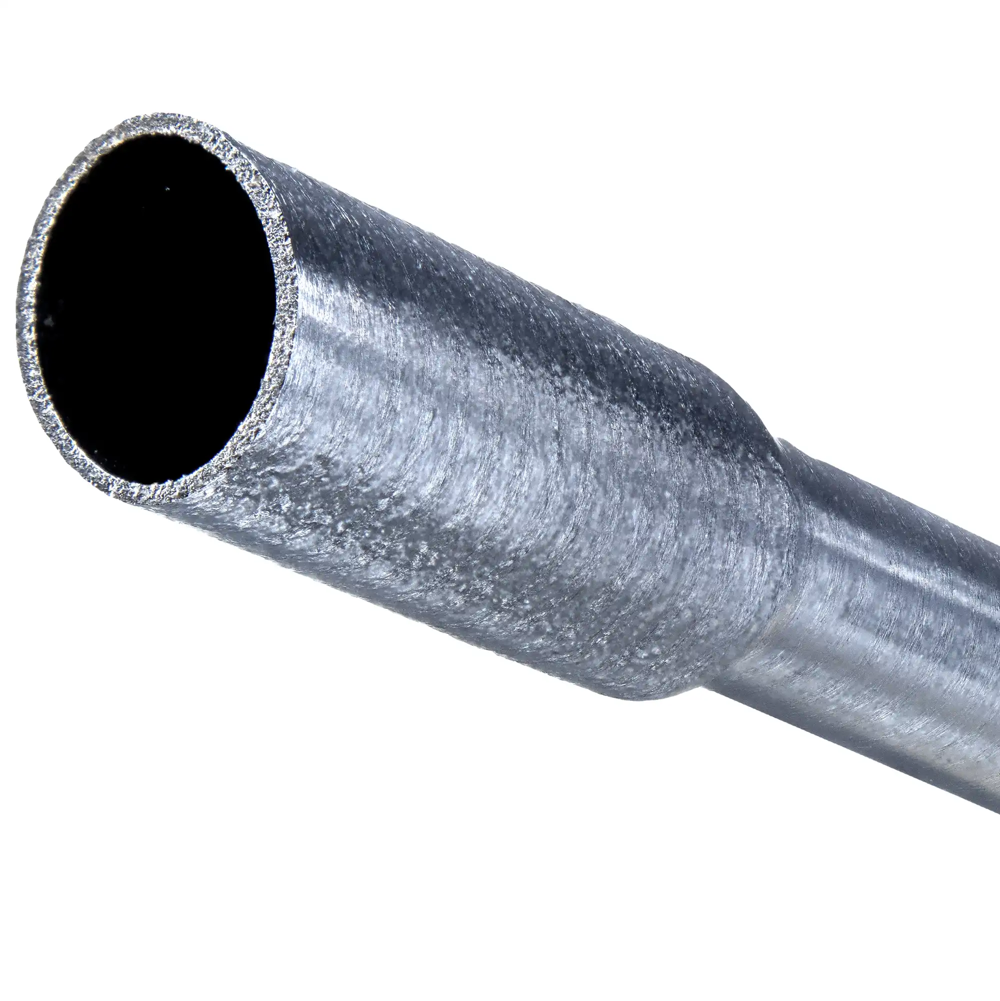 Oval end flared tube
